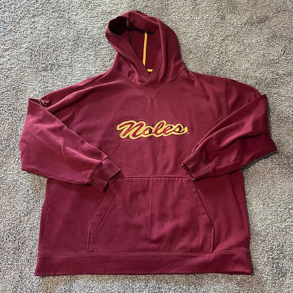 Vintage Florida State Seminoles Noles Sweatshirt Hoodie Embroidered 90s Size L - Picture 1 of 7